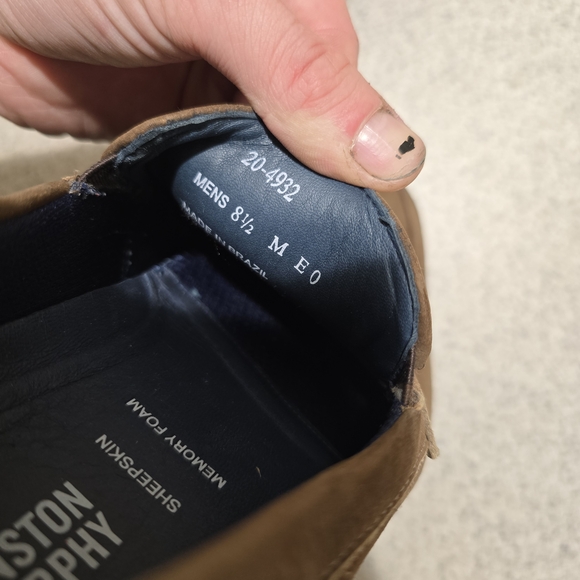 Johnston & Murphy 20-4932 Brown Suede Penny Loafers - Picture 8 of 8